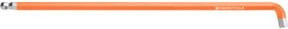 PB Swiss Tools Sechskant-Winkelschraubendreher lang mit Kugelkopf und kurzem Schenkel, orange, 5 mm - Bild 1