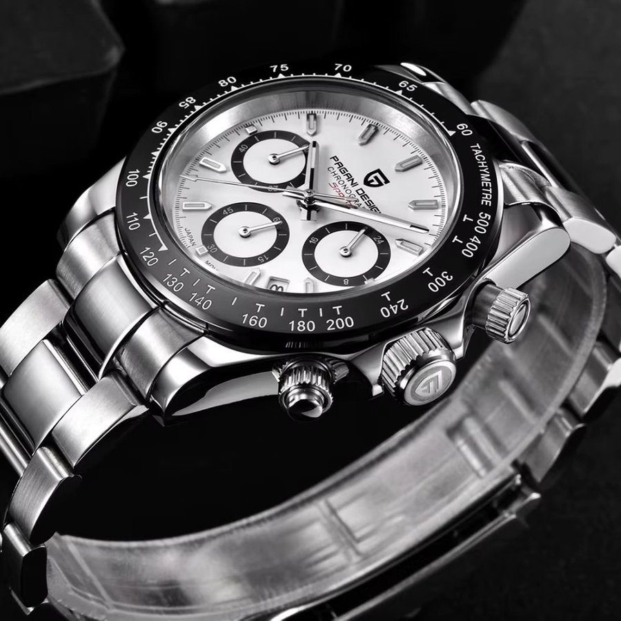 PAGANI DESIGN Chronograph, Quarz, Edelstahl, Saphirglas, Herren - Bild 4