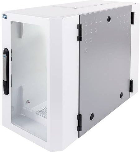 Apranet 19 Zoll Wandgehäuse 6 HE in Lichtgrau RAL 7035, B/H/T: 560 x 365 x 840 mm - Bild 1