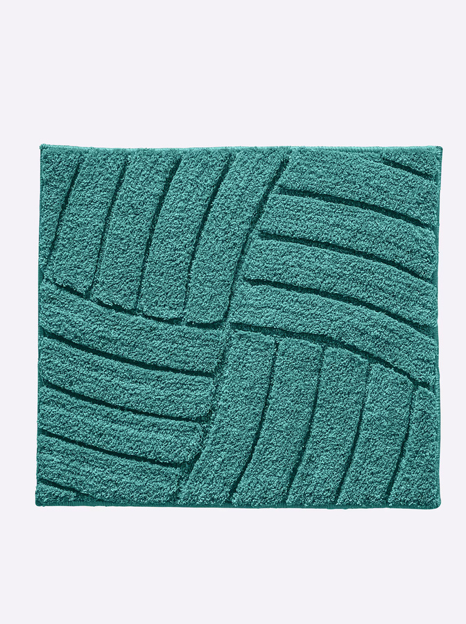 Rutschhemmende Badematte von Heine Home in Türkis aus 100% Polyester - Bild 2
