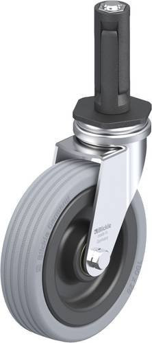Blickle LRA-VPA 100K-ER02 Lenkrolle in Grau und Schwarz mit 100 mm Rad-Durchmesser und einer Tragfähigkeit von max. 70 kg - Bild 1
