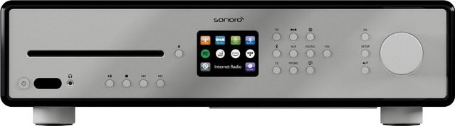 Sonoro Maestro CD-Receiver mit Internetradio, DAB+, FM und Bluetooth in Schwarz und Silber - Bild 2