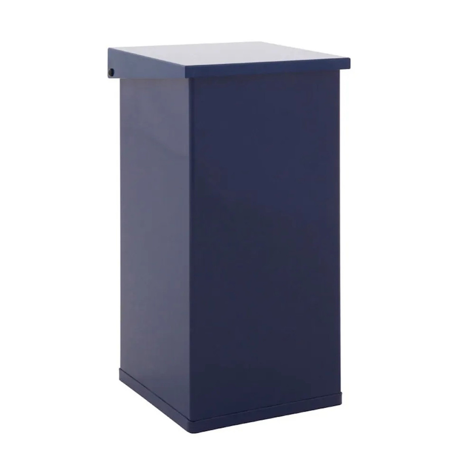 PROREGAL Feuerfester Abfallbehälter Haiti mit Softclose Hebedeckel, Blau, 55 Liter, H x B x T: 60 x 30 x 30 cm - Bild 2