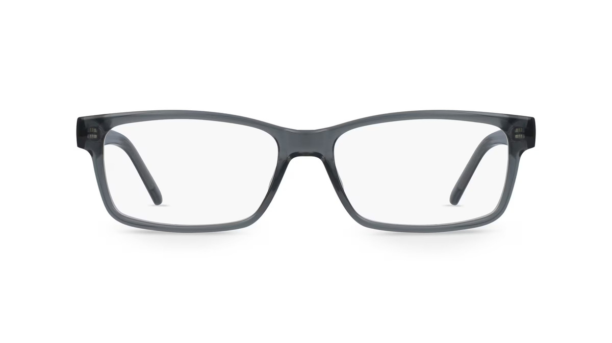 Fielmann LD 004 CL Korrektionsbrille, Vollrand, Quadratisch, Grau, Herren - Bild 1