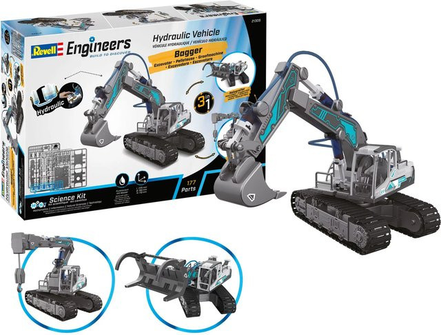 Revell Engineers Hydraulic Excavator 3in1, RC Funktionsmodell, 1:24, ab 8 Jahren - Bild 1