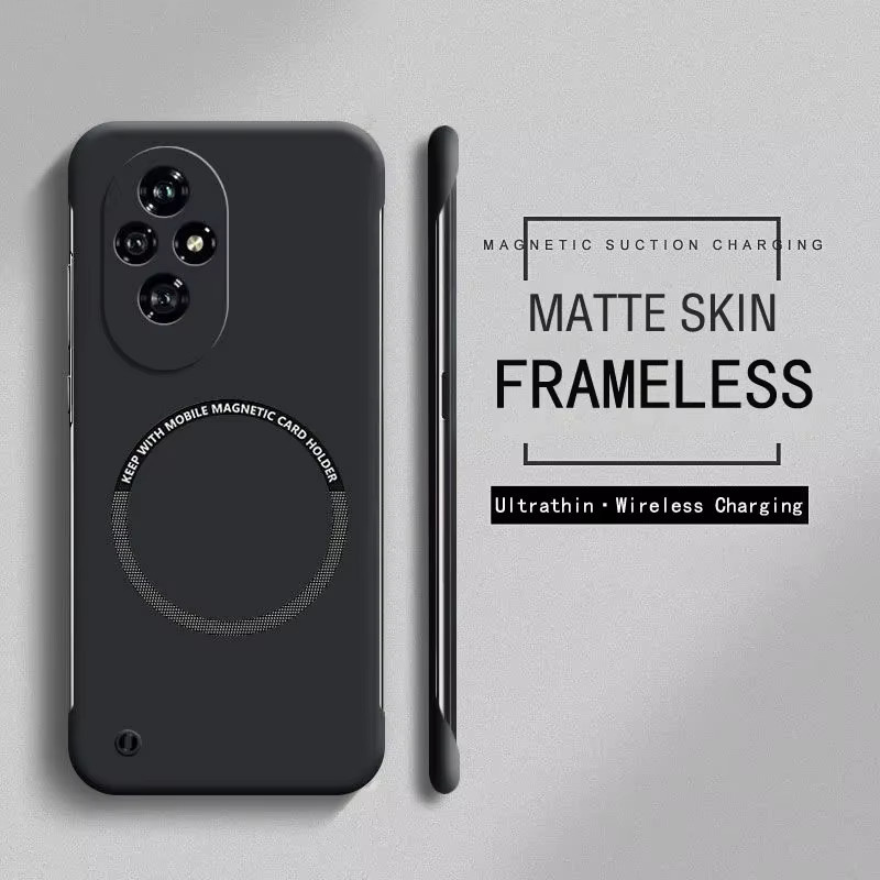 Ultradünne magnetische Schutzhülle aus hartem PC für Honor 300 Ultra und Honor 200 Smart Pro Lite in mattem Design und Bonbonfarben - Bild 2