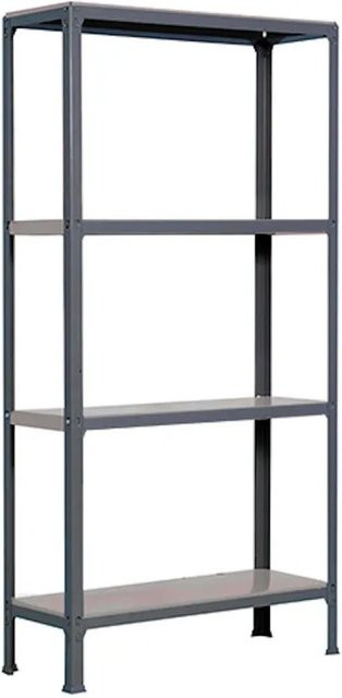 PROREGAL Wohnregal Living Koala aus Metall mit 4 Fachböden in Anthrazit, H x B x T: 160 x 100 x 30 cm - Bild 1