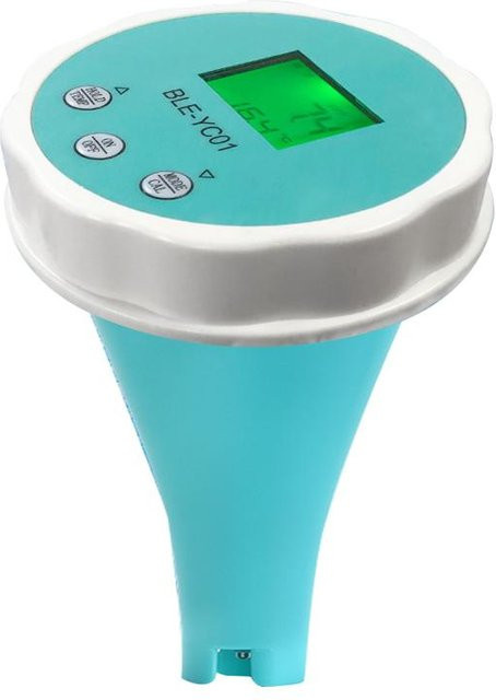 Kkmoon Tragbarer 6 in 1 Wasserqualitätsdetektor in Blau mit Messung von pH, EC, TDS, ORP, Temperatur und Chlor - Bild 1