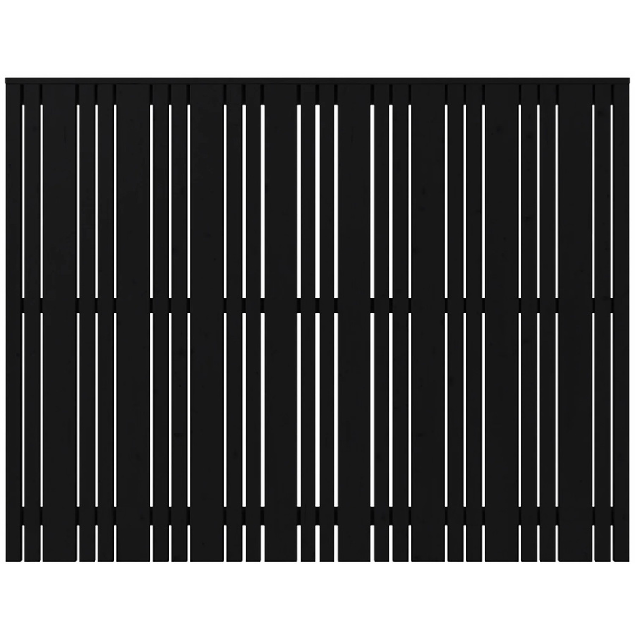 Plus Sichtschutzzaun Tangent aus Nadelholz in Schwarz, Breite: 140 cm, Höhe: 180 cm - Bild 2