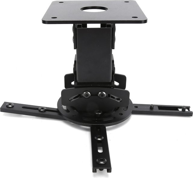 Honor Electronics Projektor Deckenhalterung aus Aluminiumlegierung in Grau mit 360 Grad Drehung und 4 verstellbaren Armen - Bild 1