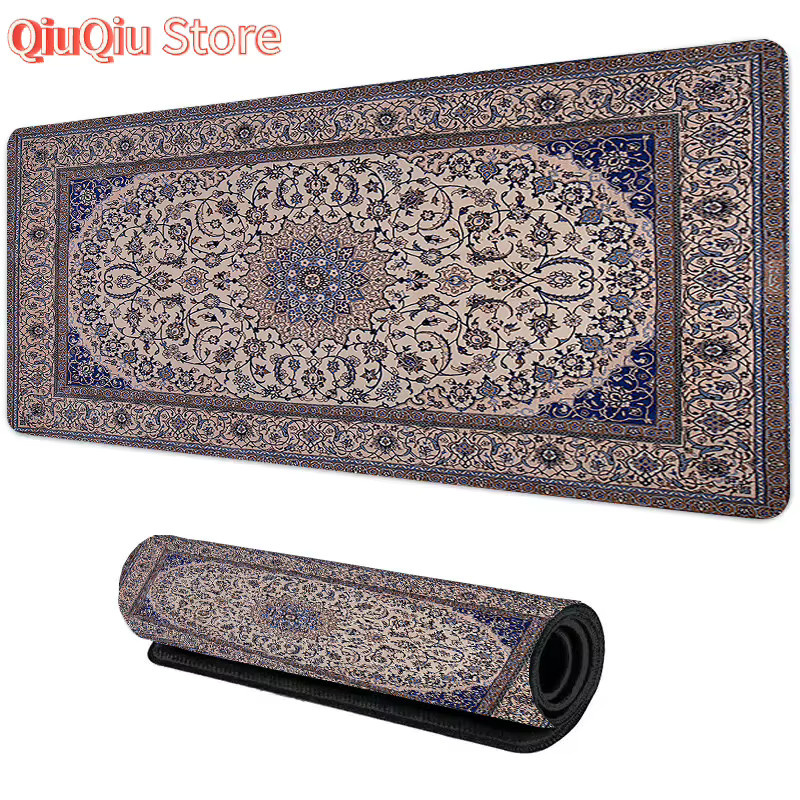 XXL Mauspad Potdemiel mit Perser-Design in Multicolour, B/T/H: 90 x 40 x 0,3 cm - Bild 3