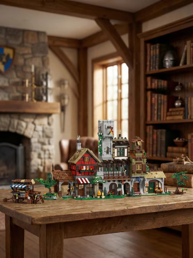Mittelalterliche Marktgasse, Bauset, 3.021 Teile, ab 14 Jahren - Bild 6