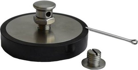 Siemens Siwarex WL230 SB-S SA Lastfuss aus Edelstahl in Silber, Nennlast 0,5 bis 2t, höhenverstellbar - Bild 1