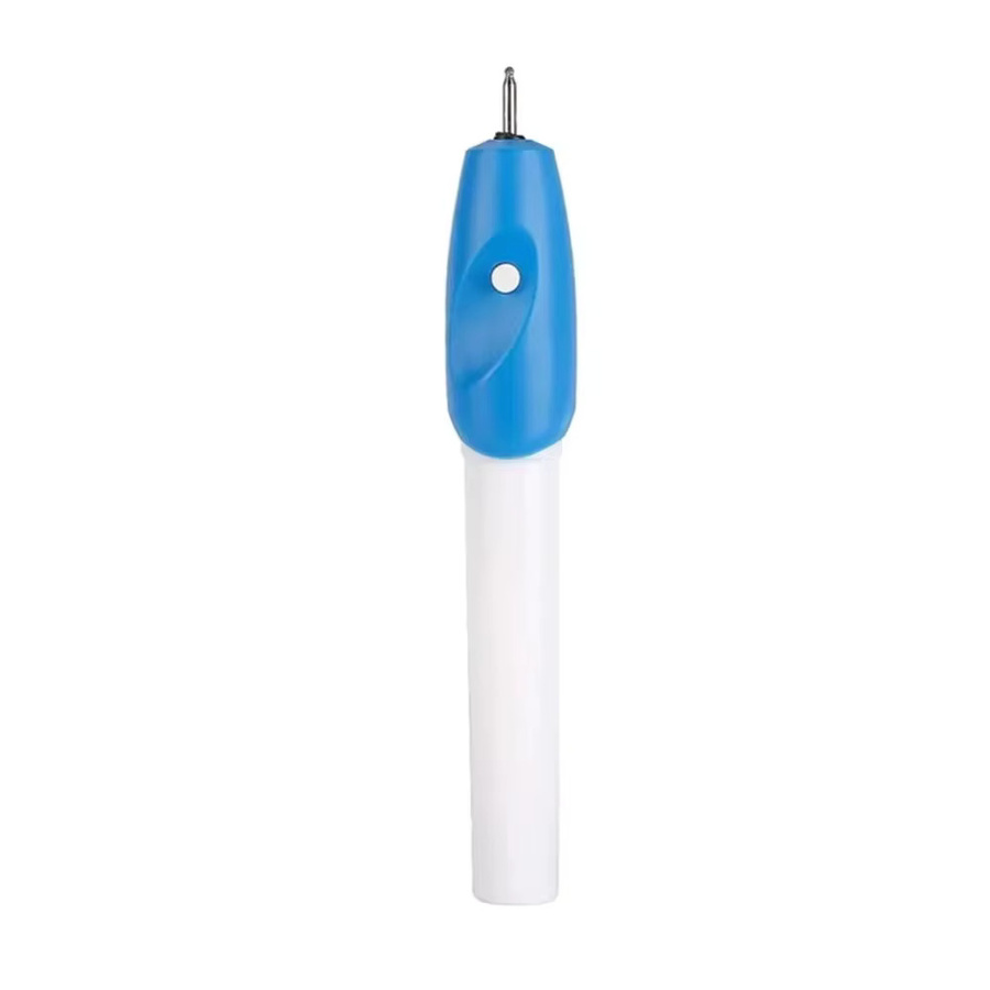 Mini Kabelloser Elektrischer Gravurstift in Blau für Personalisierte Namensgravuren und DIY-Handwerksprojekte - Bild 1