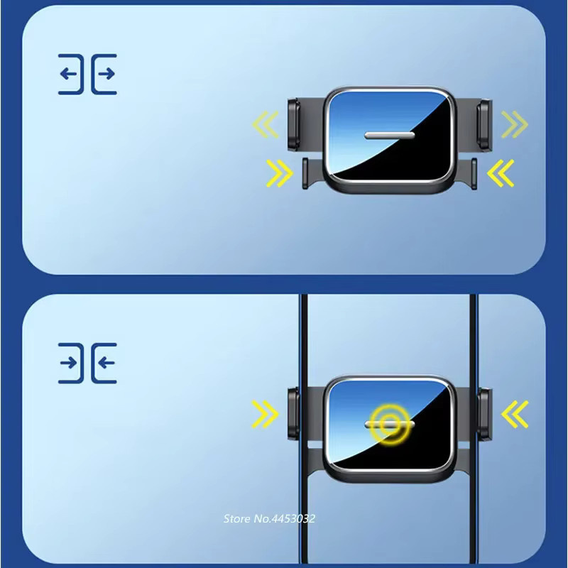 Drehbarer Smartphone-Halter für BMW 3er F30 F31 (2013-2019) für die Lüftung, Schwarz - Bild 2