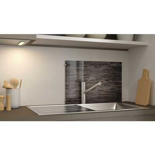 NOVADOORS Glasboard Stonehenge, mehrfarbig, Glas mit abstraktem Design, glänzend - Bild 1