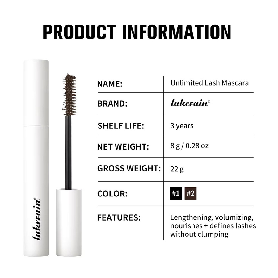 Lakerain Mascara für Volumen und Schwung - Bild 5