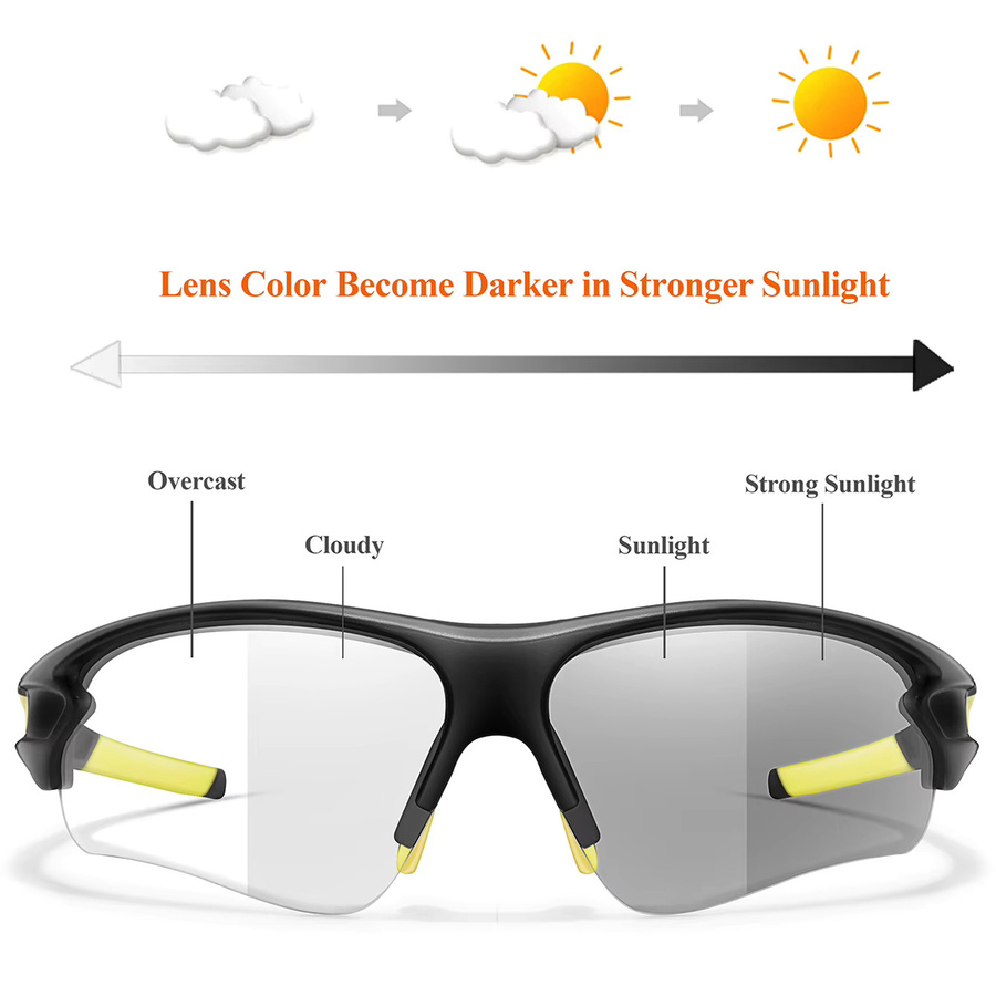 LOISRUBY Sonnenbrille, Photochrome, Unisex, Kunststoff - Bild 2