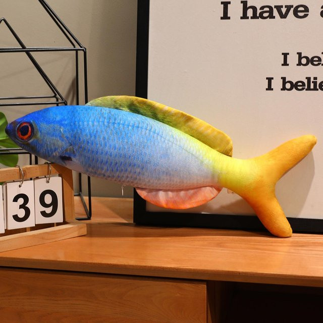 Yiran toy Meeresfisch Plüschtier, Goldfisch Diskusfisch Karpfen, Bunt / Mehrfarbig - Bild 1