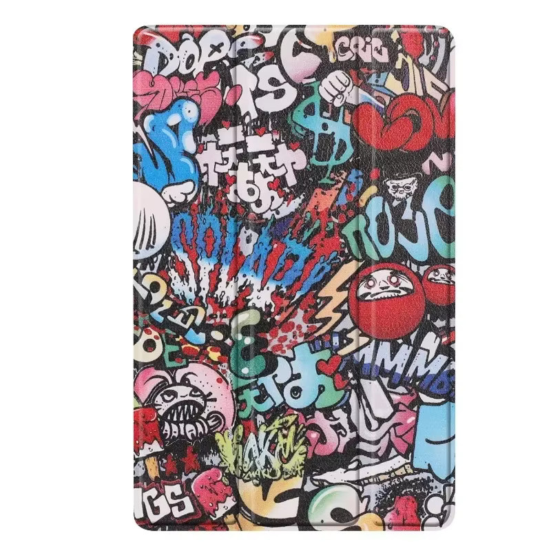 Magnetische Tablet-Schutzhülle mit Standfunktion für Samsung Galaxy Tab A9 Plus, A8, A7, S6 Lite, S9 FE und S8 in Schwarz und Multicolour - Bild 3