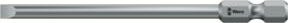 Wera Schlitz Bit zähhart 1/4" DIN 3126 E6,3 Farbe: Silber, Breite: 4,0 mm, Höhe: 89,0 mm, Tiefe: 0,8 mm - Bild 1