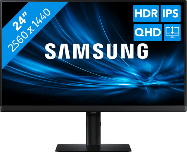 Samsung ViewFinity S6 S60UD LS24D600UAUXEN Monitor in Schwarz mit 24 Zoll und QHD-Auflösung - Bild 1