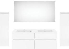 Get2You Badmöbel-Set twenty one, 6-teilig, Weiss, B/H/T: 122 x 1,5 x 51 cm - Bild 1