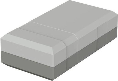 Bopla ELEGANT EG 1030 Elektronikgehäuse aus Polystyrol in Lichtgrau (RAL 7035), B/T/H: 100 x 54 x 30 mm - Bild 1