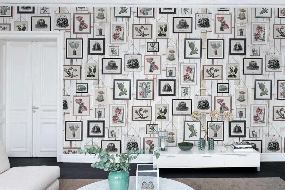 Rebel Walls Mural Cactus Wall Art in Beige und Multicolour mit floralem Sommerdesign - Bild 3