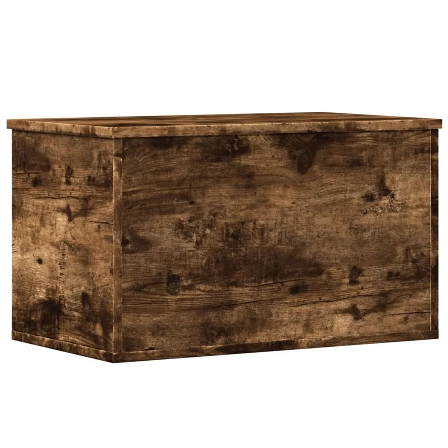 vidaXL Truhe aus Holzwerkstoff in Räuchereiche, B/T/H: 60 x 35 x 35 cm - Bild 2