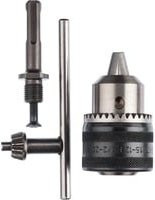 Bosch SDS-plus-Adapter Promoline mit Bohrfutter, 1,5 - 13 mm, Silber - Bild 1