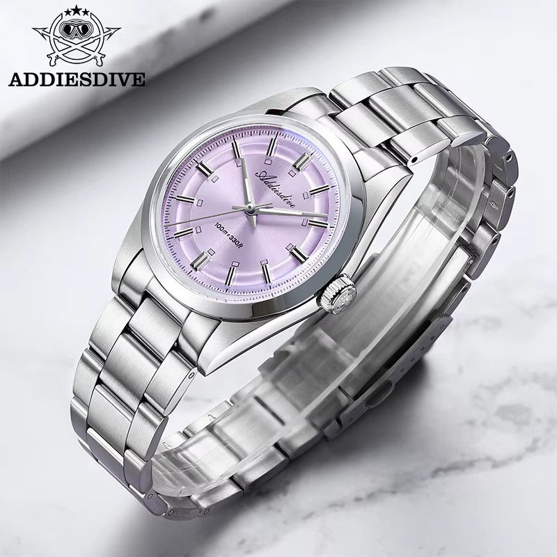 ADDIESDIVE Armbanduhr Quarz, Edelstahl, Silber, Herren - Bild 4