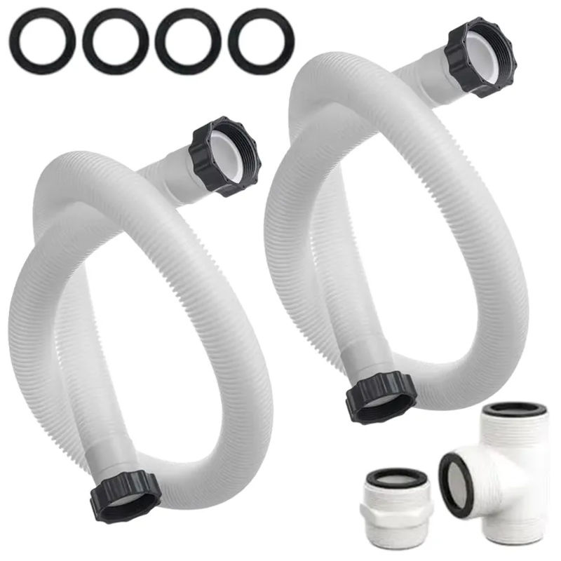 Intex Poolfilter-Pumpenschlauch-Adapter Set für oberirdische Schwimmbäder in Weiß - Bild 4