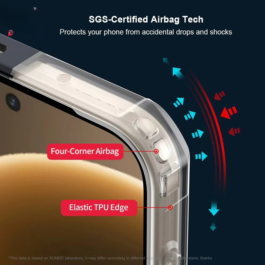 Transparente OnePlus Handyhülle mit Airbag-Schutz und stoßfester Rückseite - Bild 3
