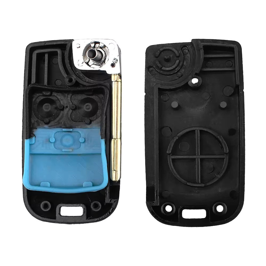 KEYYOU 3 Tasten Flip Fob Fernbedienung Auto Schlüssel Shell Keyless für Ford Transit MK6 Connect, Schwarz - Bild 3