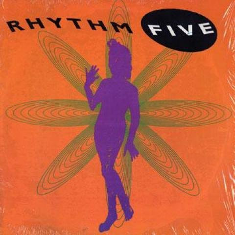 LP Schallplatte Various - Rhythm Five Justice 1990 US Reggae Ska Dub Lovers Rock Orange - Bild 1