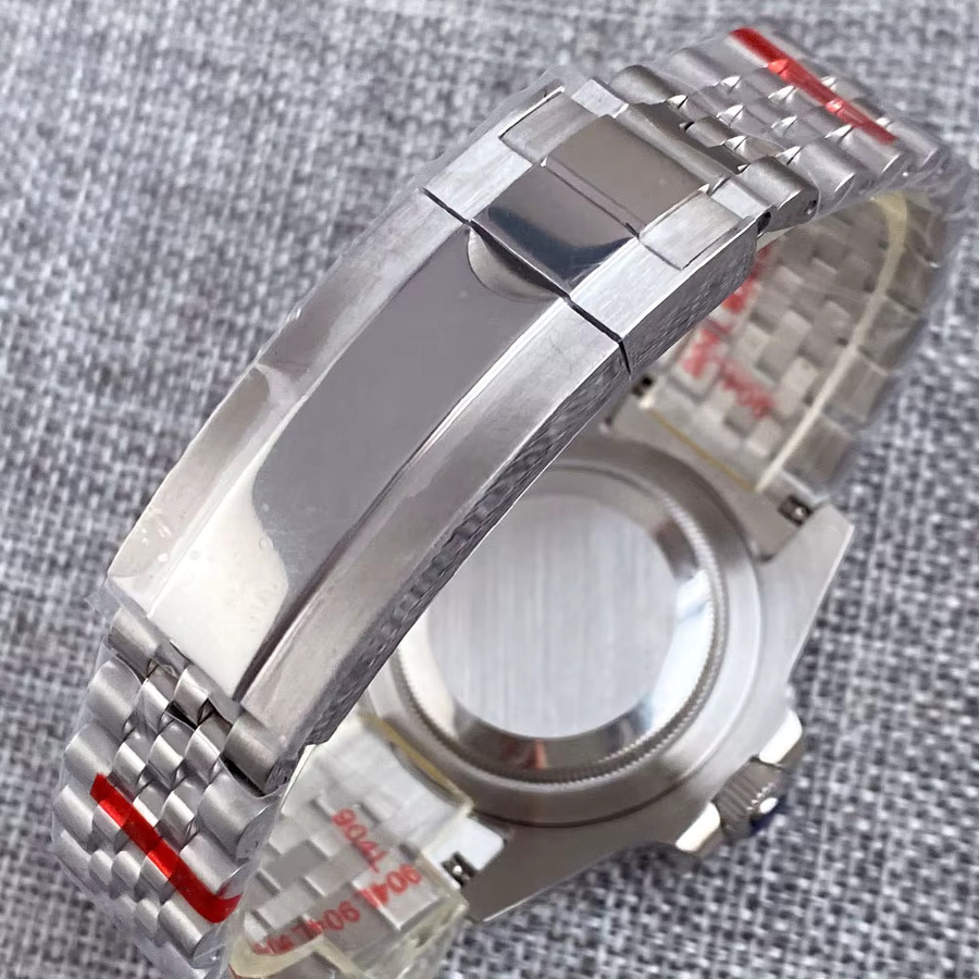 tandorio Uhrengehäuse Edelstahl, Silber, 40 mm, Jubilee-Armband, 20ATM - Bild 3