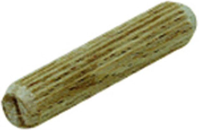 Hettich Holzdübel geriffelt aus Buche, Durchmesser: 8 mm, Länge: 40 mm, 40 Stück - Bild 1