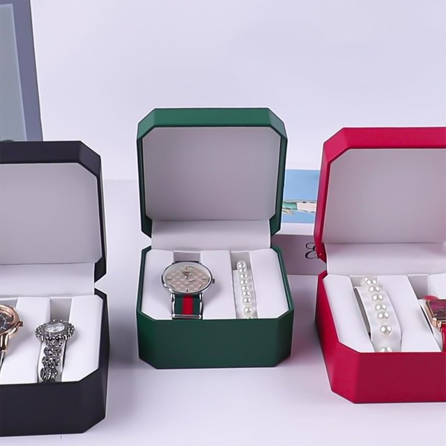 CAOWTAN Uhrenbox, PU Leder, Unisex - Bild 1