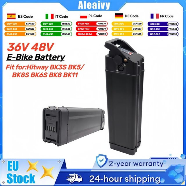 COLORWAY Ersatz-Akku für Elektrofahrräder, Lithium-Ionen E-Bike-Akku, Schwarz, 15Ah - Bild 1