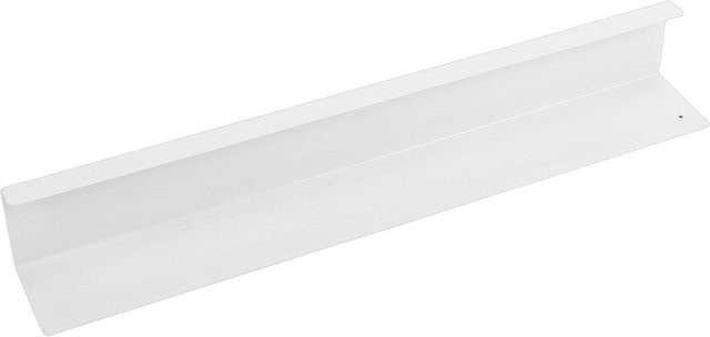 Musysh Schweberegal aus Karbonstahl in Weiß mit magnetischer Befestigung für Badezimmer und Küche - Bild 1