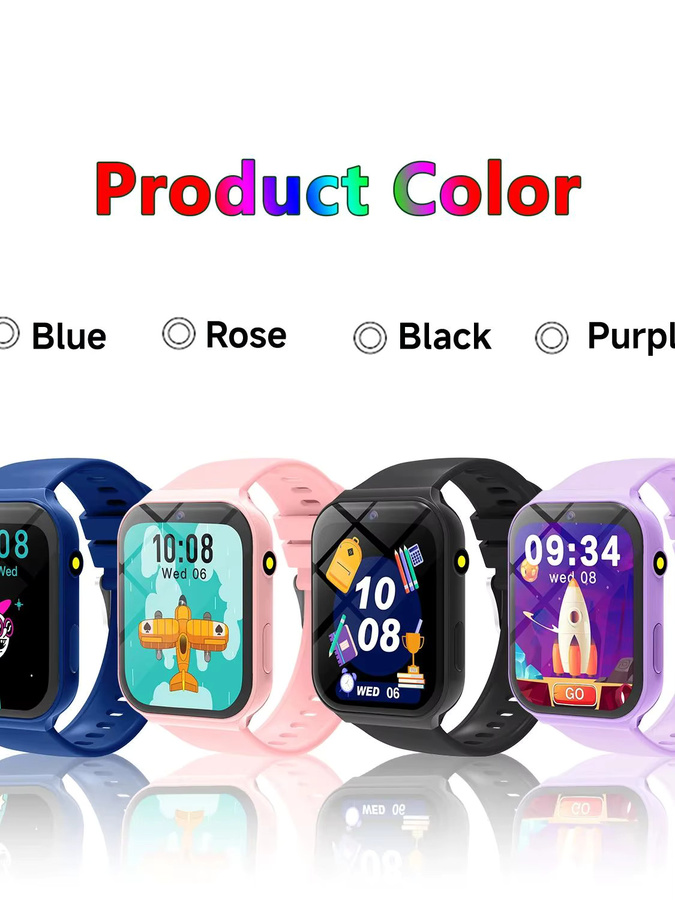 SIMSONLAB Smartwatch, pink, Kunststoff, Kinder, Unisex - Bild 7