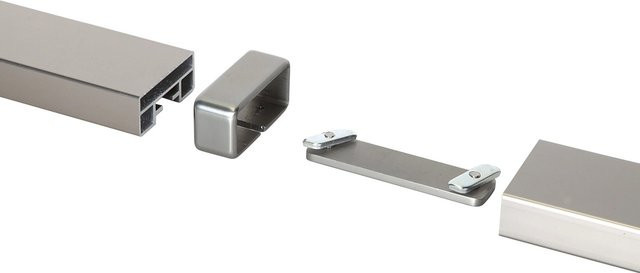 Dieda Aluminium-Verbinder für Aluminiumhandläufe in Silber - Bild 1