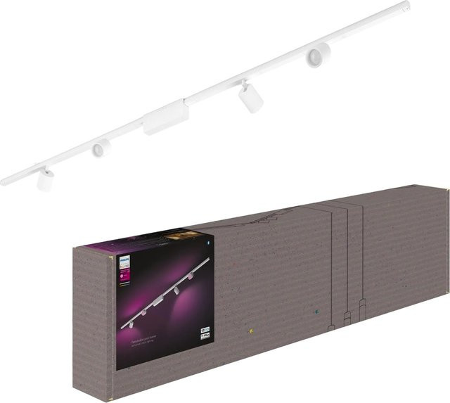Philips Hue Perifo LED-Deckenleuchte Schienensystem mit 4 Spots in Weiß - Bild 1
