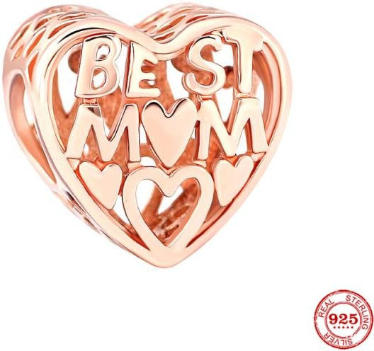 Neastamor Charm-Perle Herzform, 925 Silber, Damen - Bild 1
