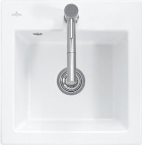 Villeroy & Boch Subway 50 S Flat bündiges Spülbecken aus Keramik in Pure Black - Bild 1