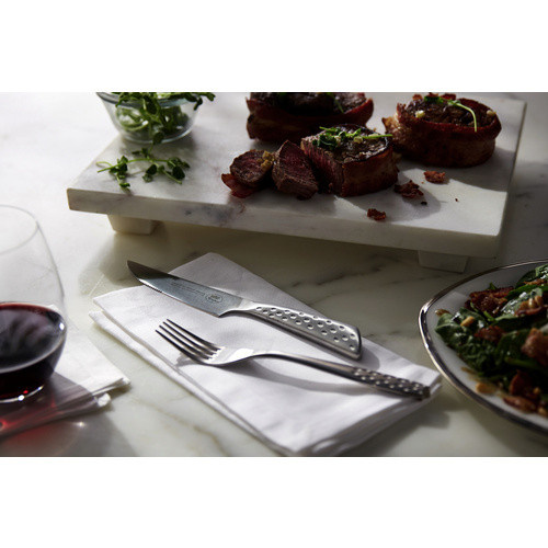 Weber Steak-Besteck-Set aus Edelstahl in Silber mit 2 Messern und 2 Gabeln - Bild 2