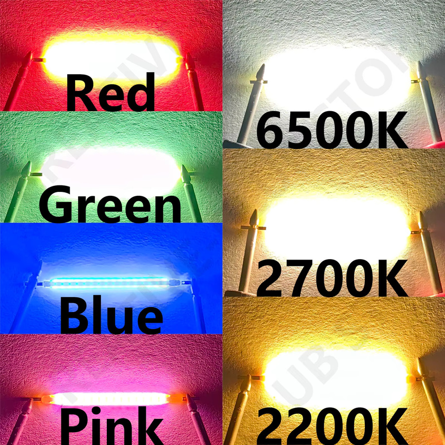 10 Stück DT&ZM COB LED Filament Ersatzteile für Edison-Glühlampen, DC 3V 12V 57V, verschiedene Größen - Bild 3
