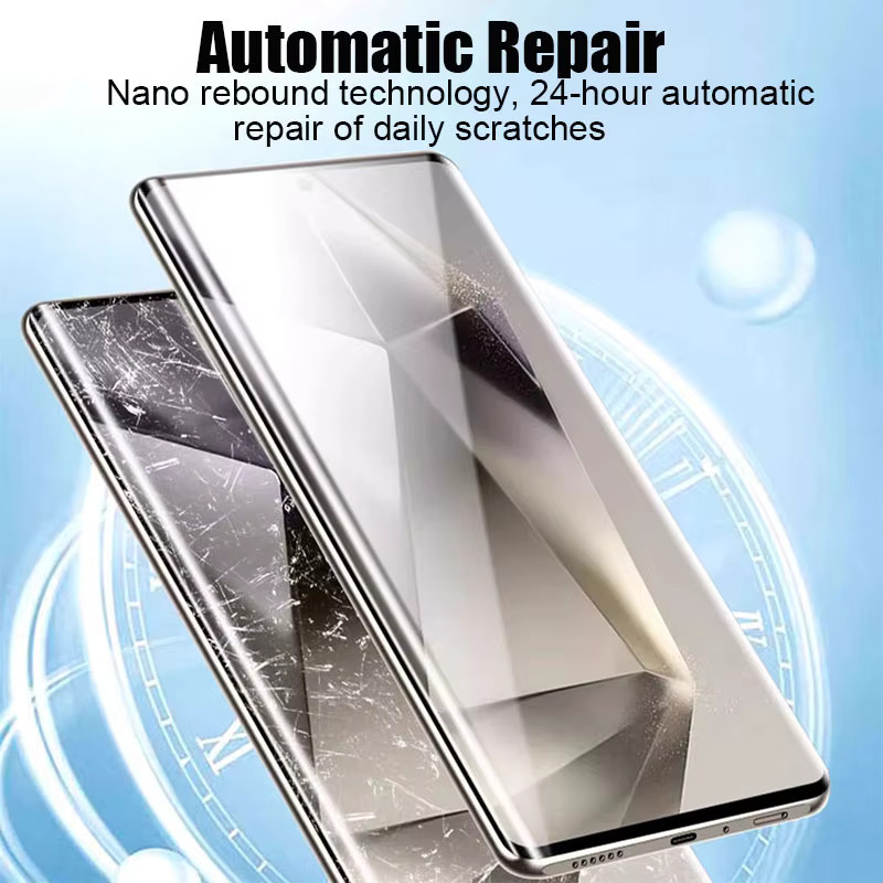 5 Stück transparente Hydrogel-Displayschutzfolien für Samsung Galaxy S25 S24 S23 Plus S22 Ultra S21 FE sowie Samsung A16 A06 A26 A36 A56 A55 A35 - Bild 2