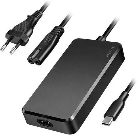 LogiLink PA0414 Notebook-Netzteil 20 V 5 A mit USB Power Delivery (USB-PD) und USB-C in Schwarz - Bild 1